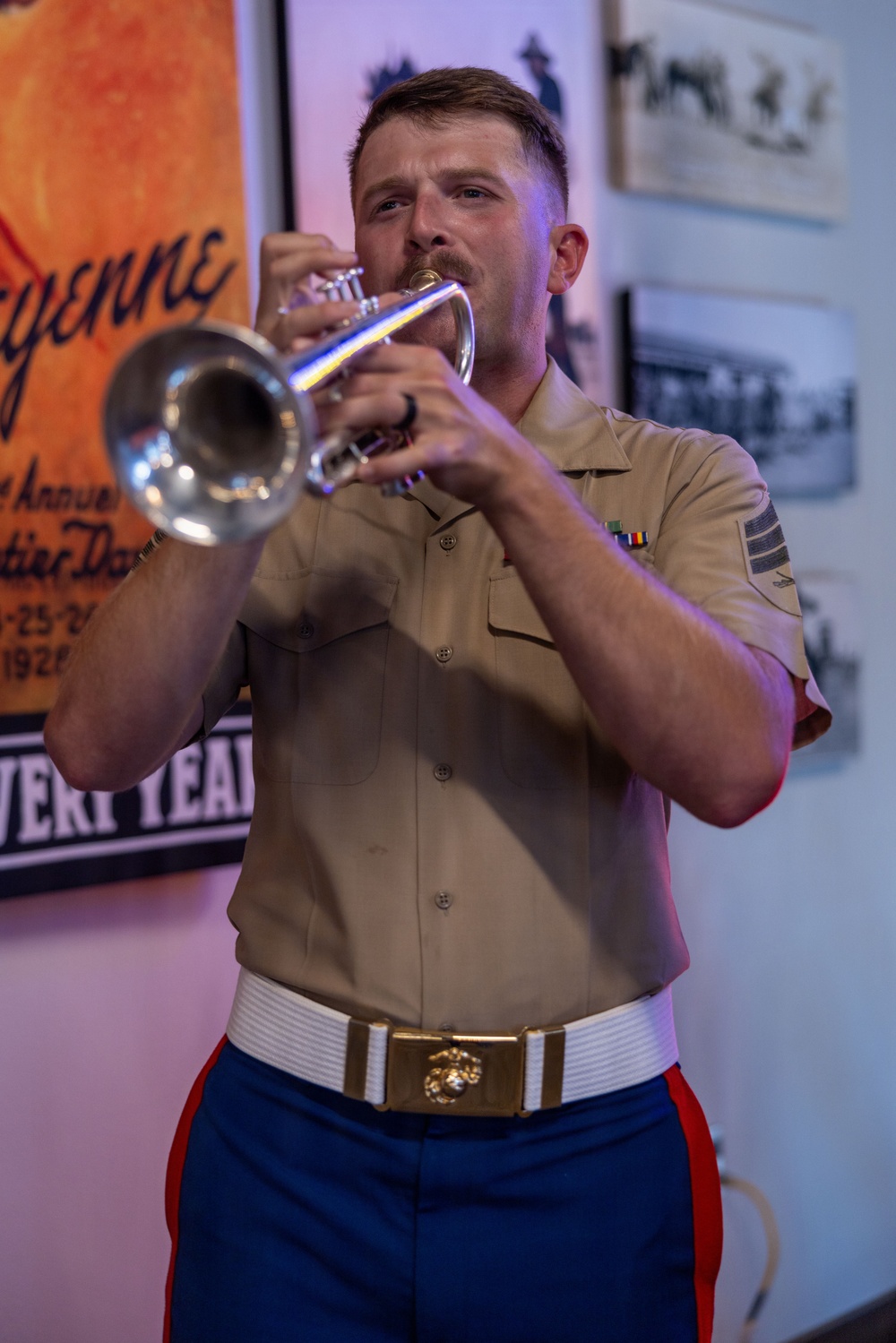 1st MARDIV Brass Band Performs at Cheyenne Frontier Days