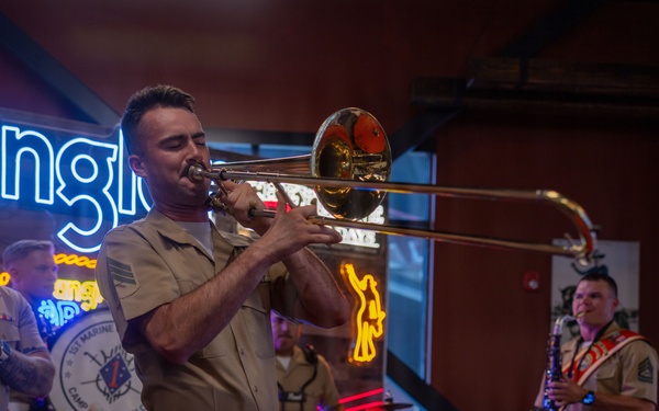 1st MARDIV Brass Band Performs at Cheyenne Frontier Days