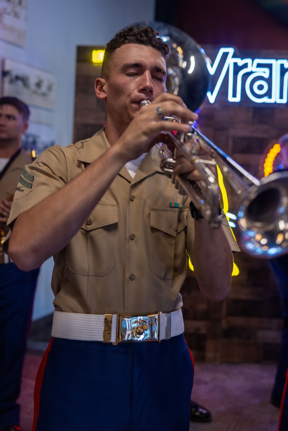 1st MARDIV Brass Band Performs at Cheyenne Frontier Days