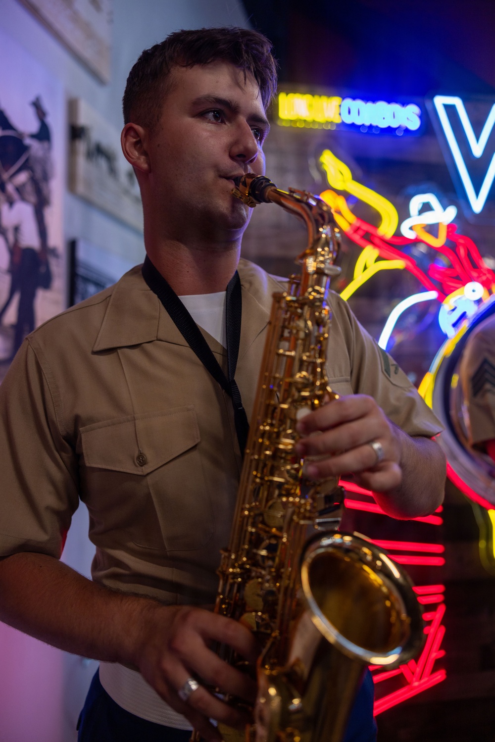 1st MARDIV Brass Band Performs at Cheyenne Frontier Days