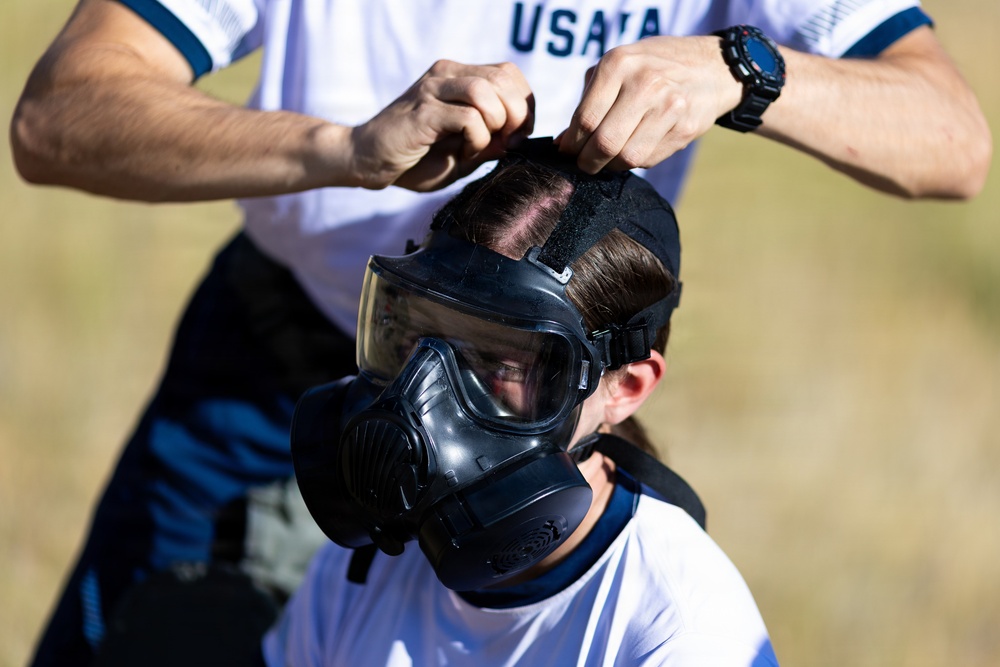 U.S. Air Force Academy BCT Class of 2030 CBRN Defense Training