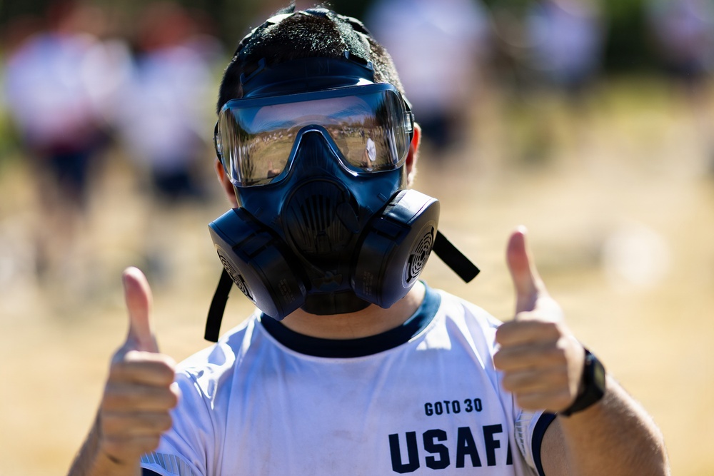 U.S. Air Force Academy BCT Class of 2030 CBRN Defense Training