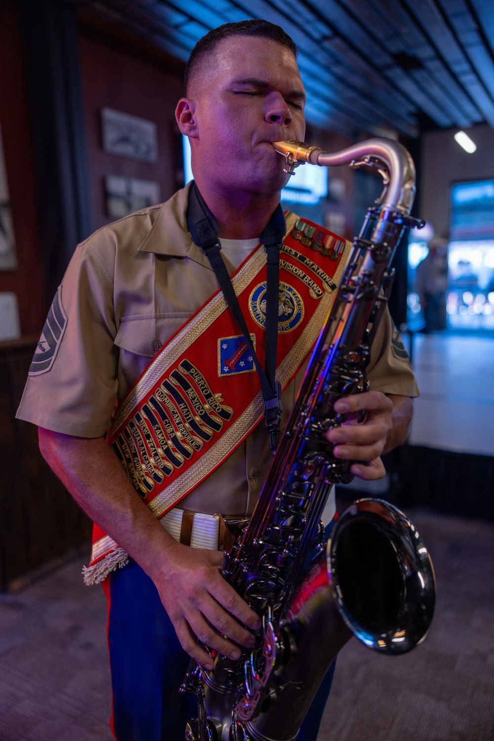 1st MARDIV Brass Band Performs at Cheyenne Frontier Days