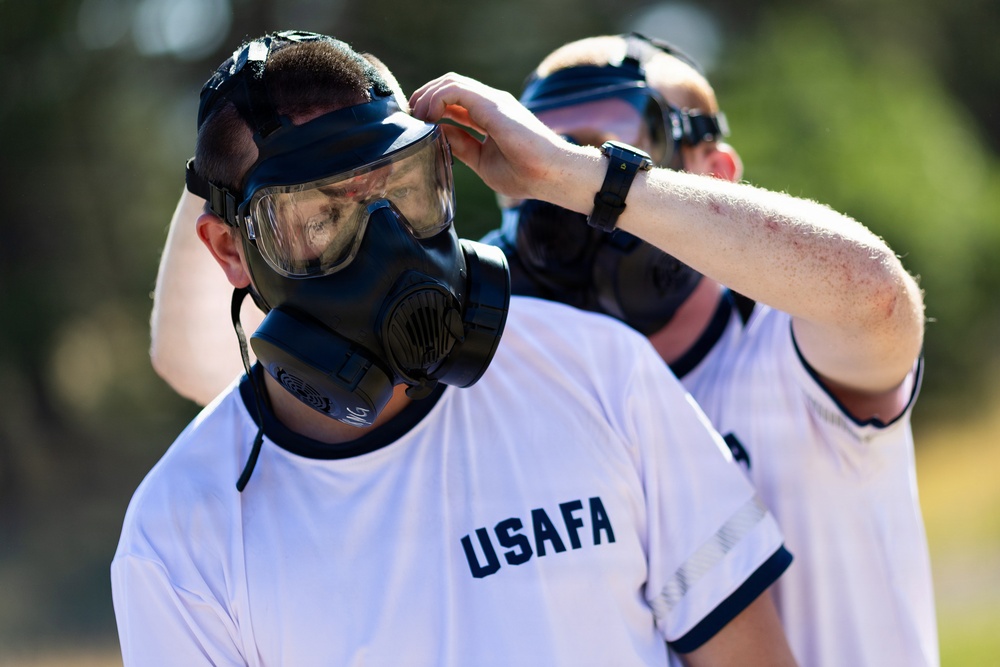 U.S. Air Force Academy BCT Class of 2030 CBRN Defense Training