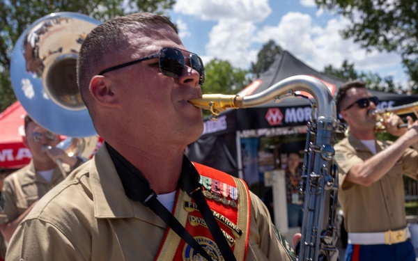 1st MARDIV Brass Band Performs at Cheyenne Frontier Days