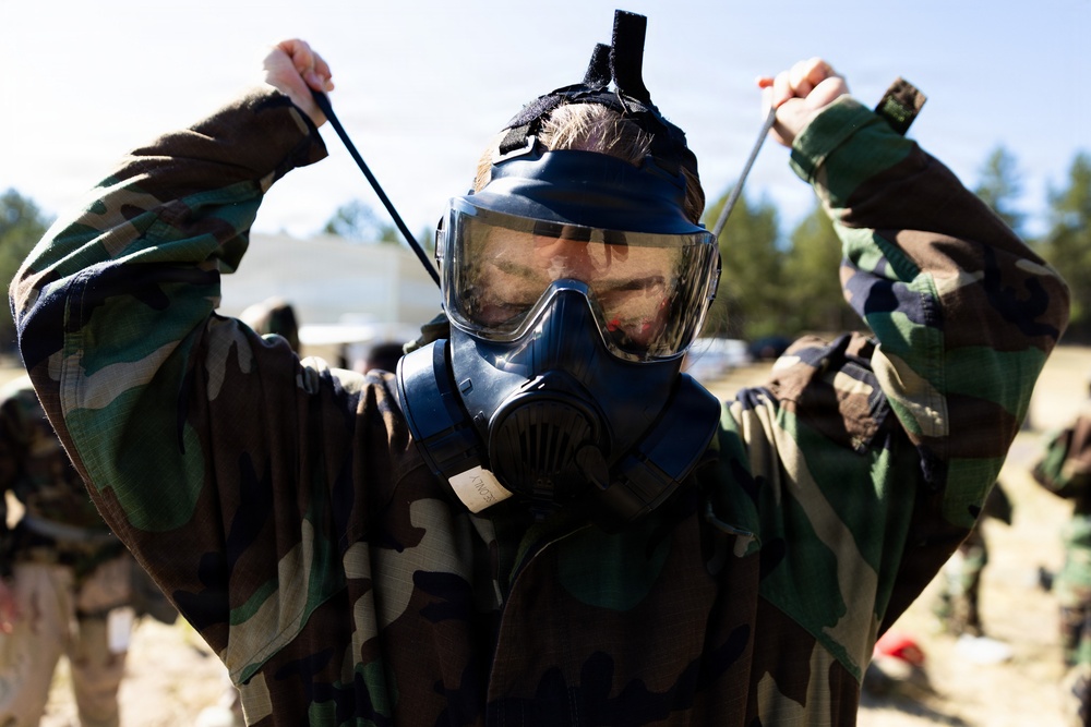 U.S. Air Force Academy BCT Class of 2030 CBRN Defense Training
