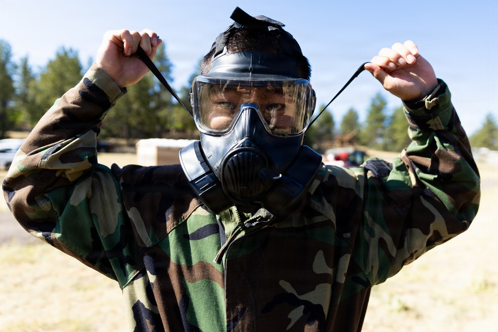 U.S. Air Force Academy BCT Class of 2030 CBRN Defense Training