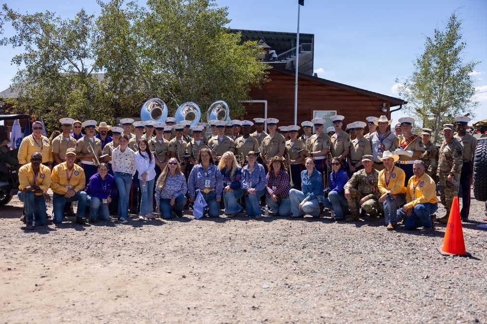 1st MARDIV Band Performs at Cheyenne Frontier Military Monday
