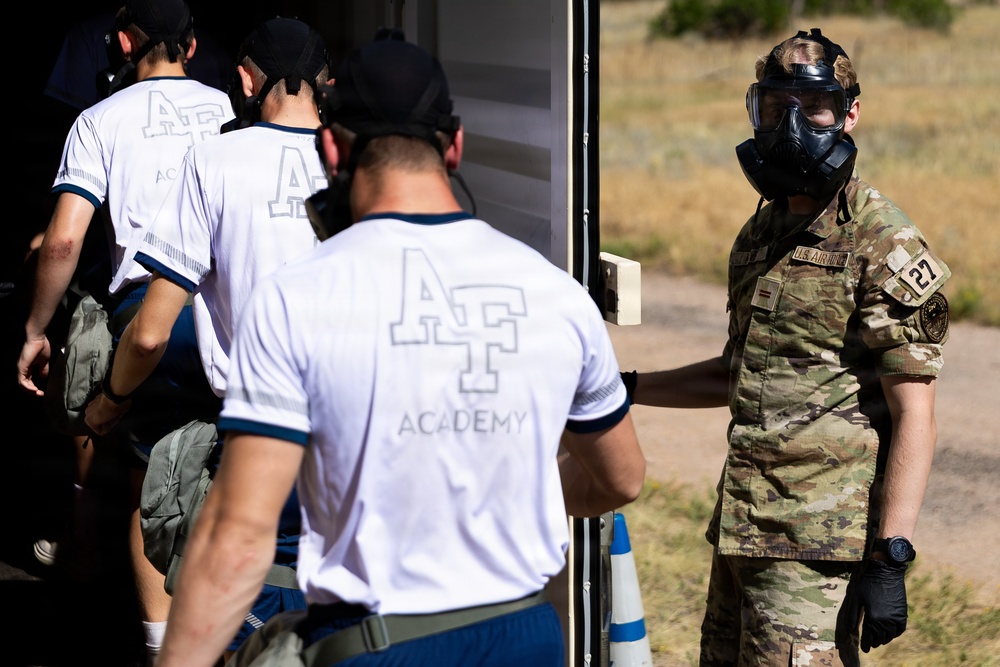 U.S. Air Force Academy BCT Class of 2030 CBRN Defense Training
