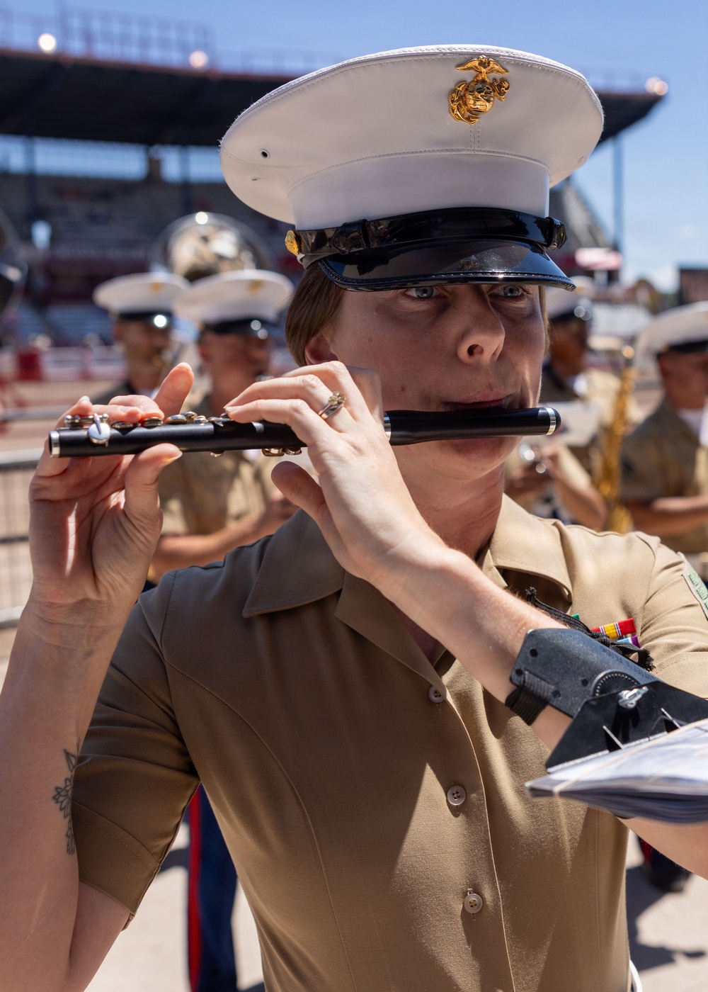 1st MARDIV Band Performs at Cheyenne Frontier Days Military Monday