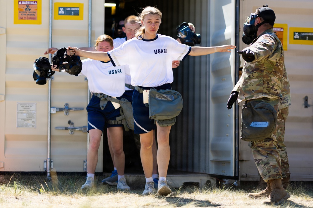 U.S. Air Force Academy BCT Class of 2030 CBRN Defense Training