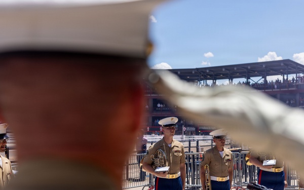 1st MARDIV Band Performs at Cheyenne Frontier Military Monday