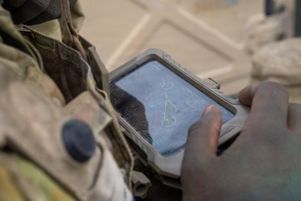 Battlegroup ANZAC soldiers train with a Small Uncrewed Aircraft System during PC-C6