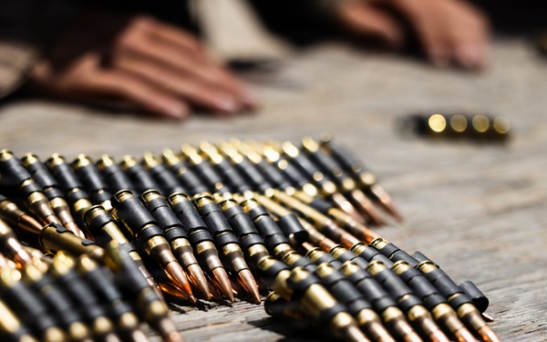 1st Radio Battalion conducts M240B machine gun range
