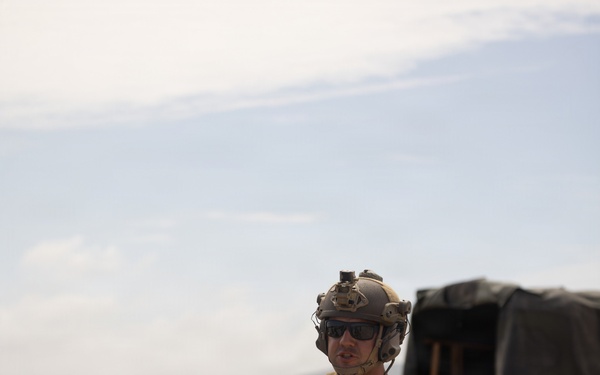 1st Radio Battalion conducts M240B machine gun range
