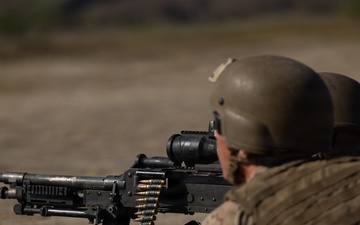 1st Radio Battalion conducts M240B machine gun range