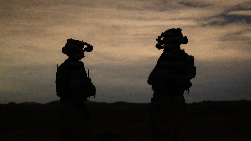 1st Radio Battalion conducts M240B machine gun range