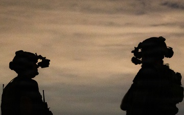 1st Radio Battalion conducts M240B machine gun range