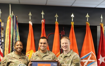 7th Signal Command (Theater) honors SSG Walter Chunga during departure ceremony