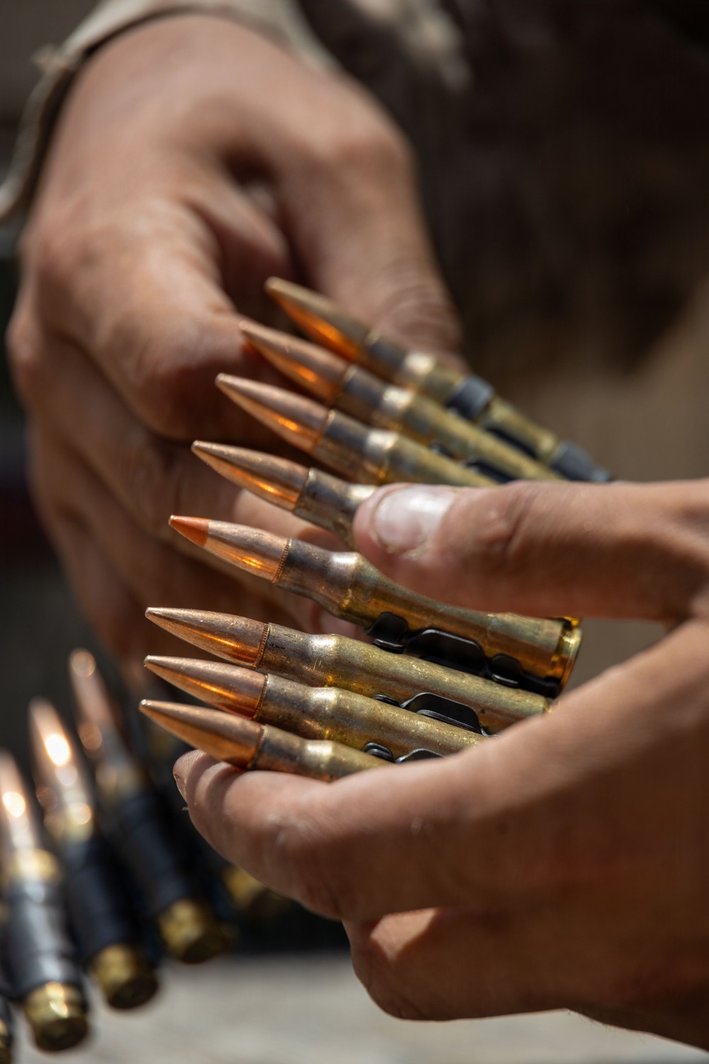 1st Radio Battalion conducts M240B machine gun range