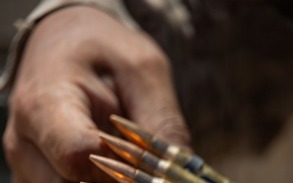 1st Radio Battalion conducts M240B machine gun range