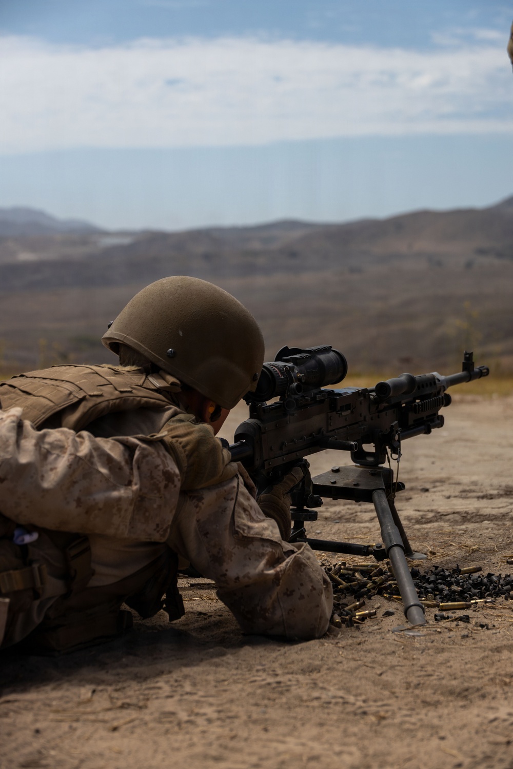 1st Radio Battalion conducts M240B machine gun range