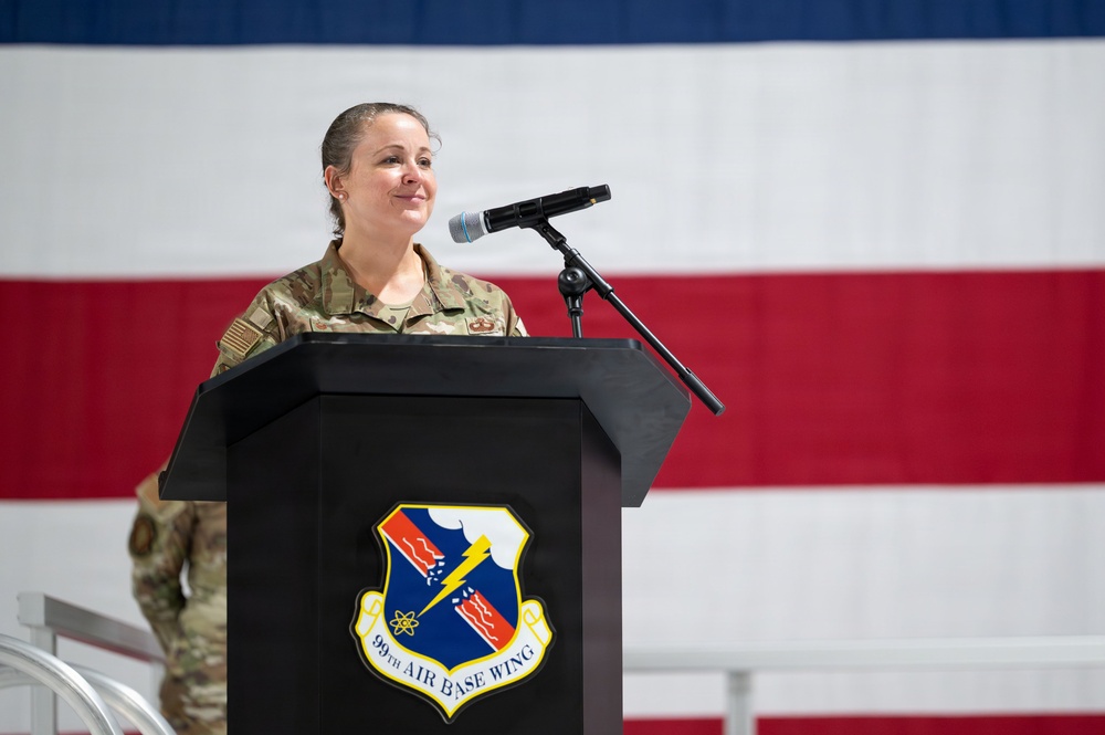 Ready for the Mission: 99 ABW welcomes new leader