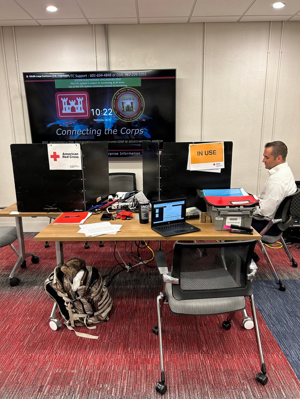 Buffalo District Employees Participate in Red Cross Blood Drive