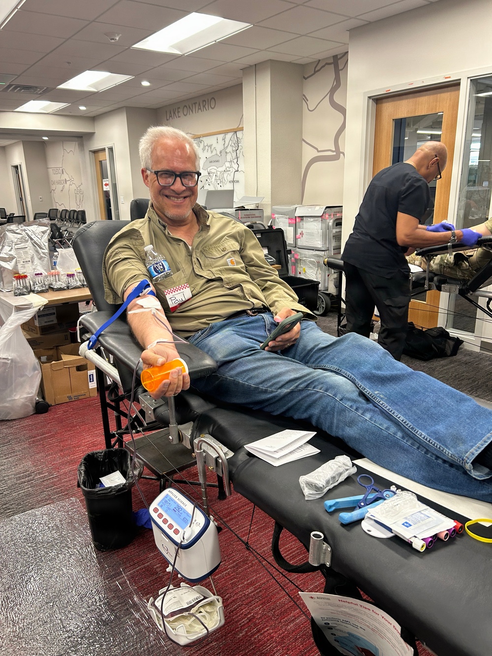 Buffalo District Employees Participate in Red Cross Blood Drive