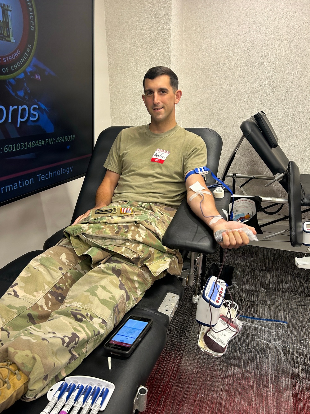 Buffalo District Employees Participate in Red Cross Blood Drive