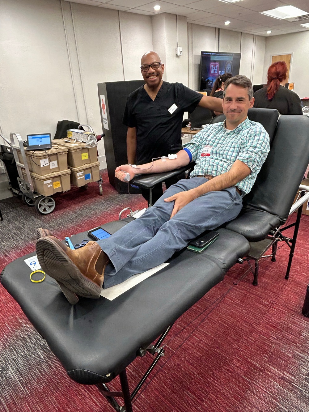 Buffalo District Employees Participate in Red Cross Blood Drive