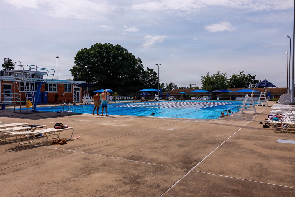 Marine Corps Base Quantico’s 50-meter pool