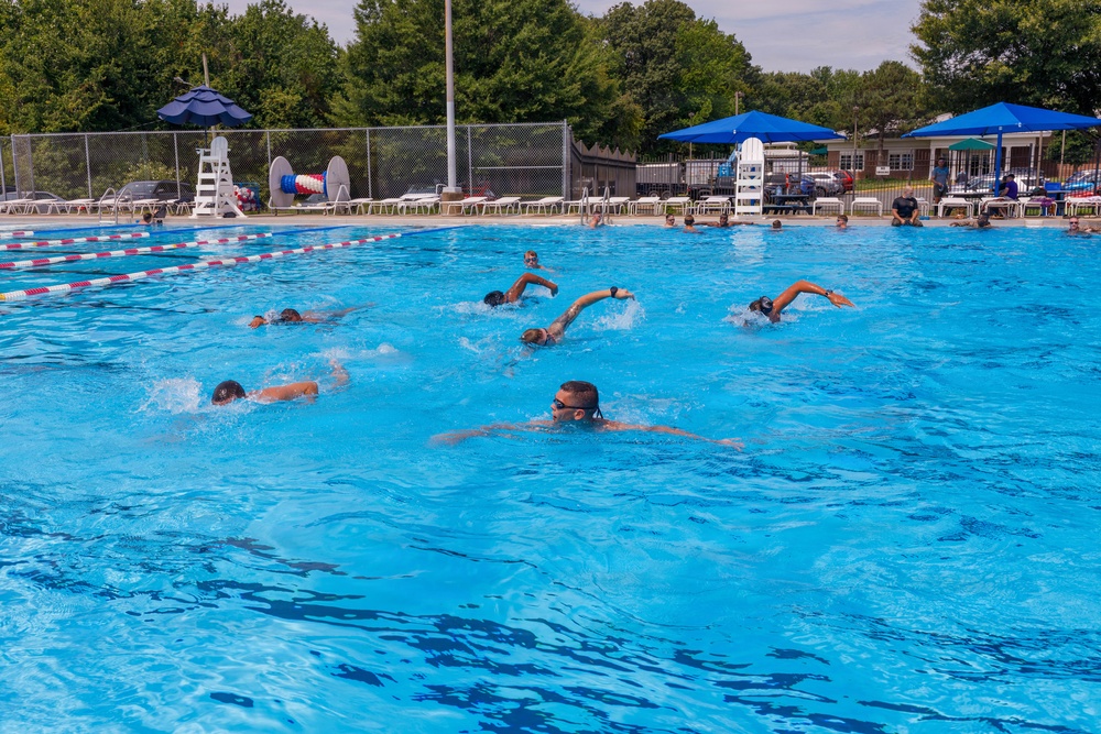 Marine Corps Base Quantico’s 50-meter pool