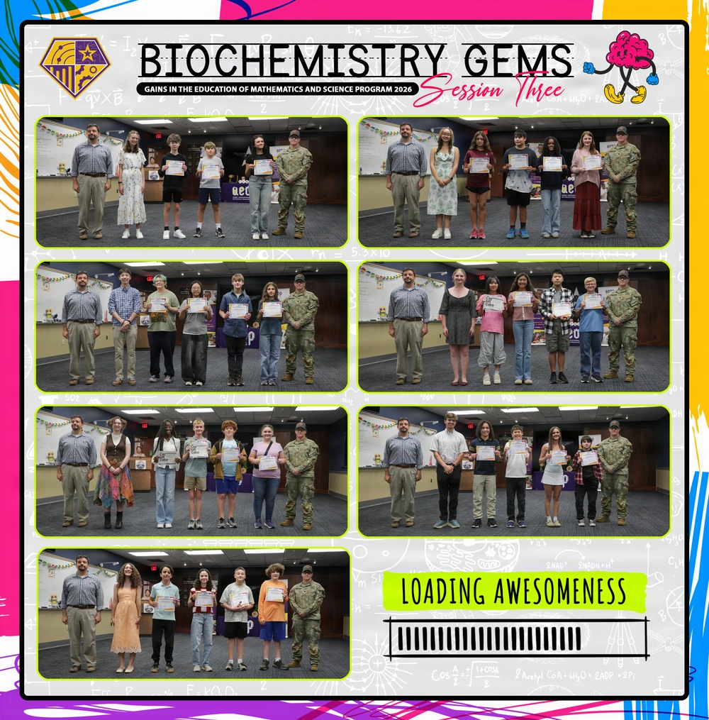 GEMS Recognition Ceremony Session Three - Biochemistry
