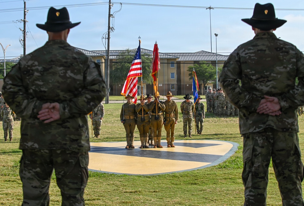1st Air Cavalry Brigade conducts a change of command ceremony