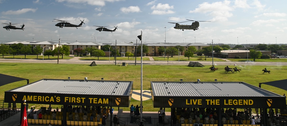 1st Air Cavalry Brigade conducts a change of command ceremony