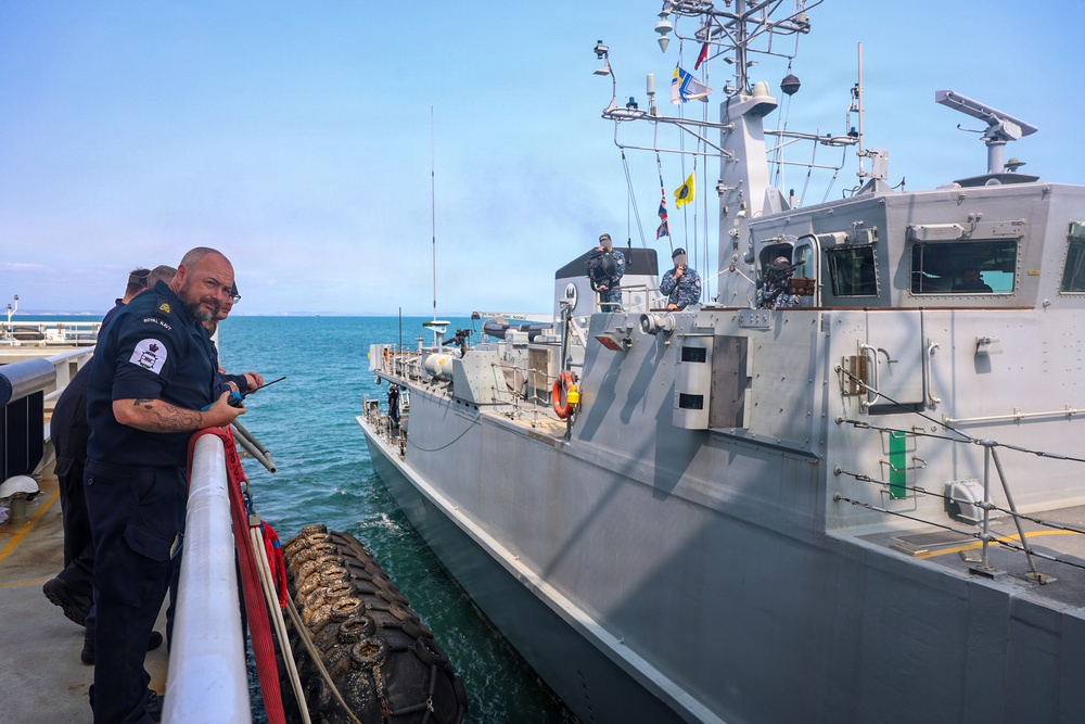 HMS Stirling Castle Conducts Replenishment-at-sea with UNS Chernihiv at Sea Breeze 26