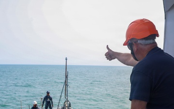 HMS Stirling Castle Conducts Mine Countermeasures Training at Sea Breeze 26