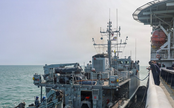 HMS Stirling Castle Conducts Mine Countermeasures Training at Sea Breeze 26