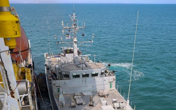 HMS Stirling Castle Conducts Mine Countermeasures Training at Sea Breeze 26