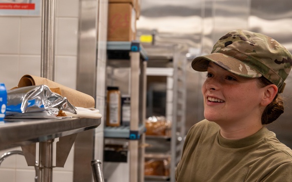 Wisconsin National Guard Soldiers feeding support Annual Training 2026