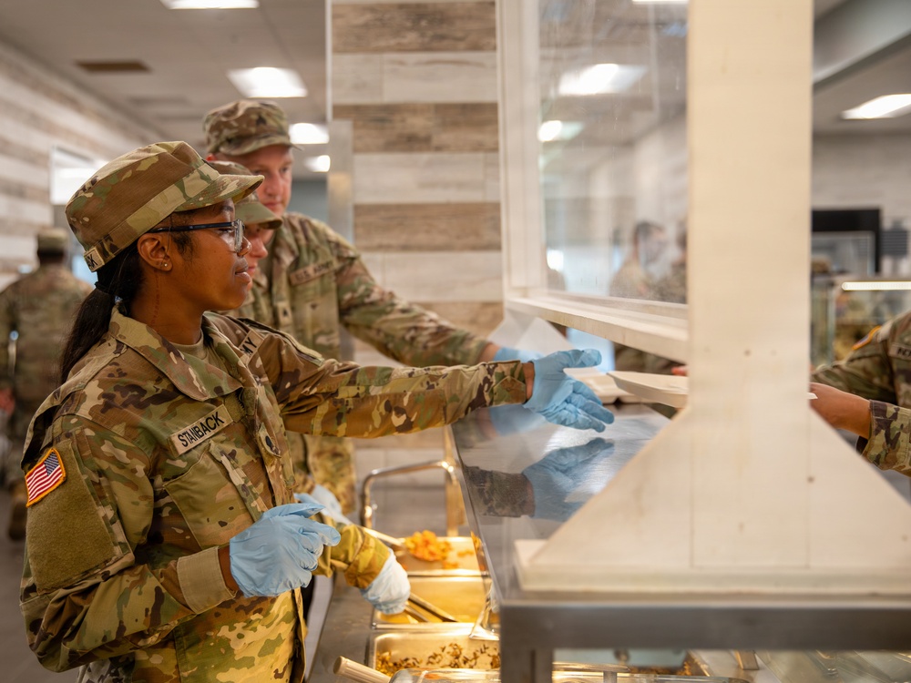 Wisconsin National Guard Soldiers feeding support Annual Training 2026
