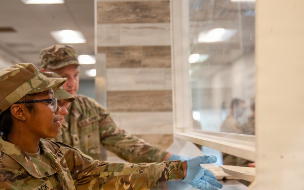 Wisconsin National Guard Soldiers feeding support Annual Training 2026