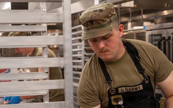 Wisconsin National Guard Soldiers feeding support Annual Training 2026