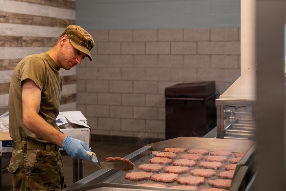 Wisconsin National Guard Soldiers feeding support Annual Training 2026