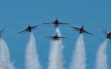 Airpower on the Prairie: USAF Thunderbirds Perform in Sioux Falls