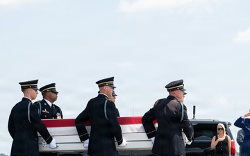 Army 1st Lt. Tyler J. Feehan honored in dignified transfer July 22
