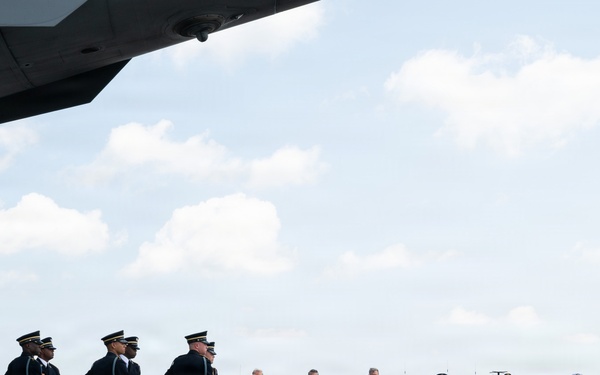 Army Staff Sgt. Michael E. Swinton honored in dignified transfer July 22