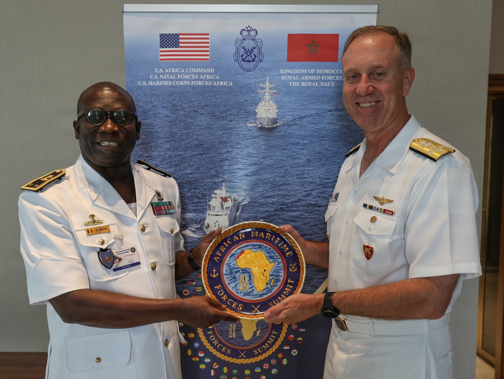 AMFS 2026 cultural gift exchange with Senegalese Navy