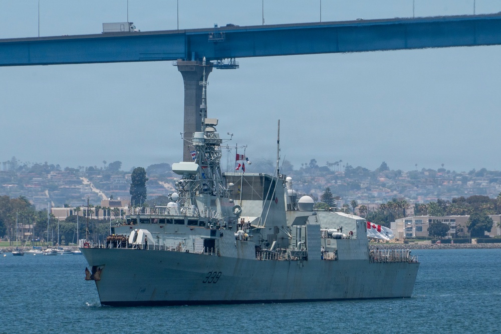 HMCS Charlottetown Arrives at NBSD